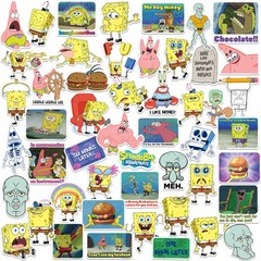SPONGEBOB SQUAREPANTS MEME VARIETY DIE CUT VINYL 50 CT STICKER PACK
