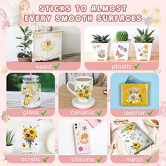 Fairy Rub on Transfers for Crafts and Furniture,Transfer Decals Stickers with El