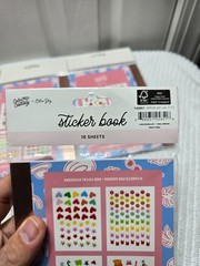 Color Me Courtney for Blue Sky Sticker Book Scrap Planner Stickers 16 Sheets