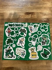 Mixed Lot Vtg Hallmark AGC Holiday Stickers Halloween St Patty’s Day Thanksgivin