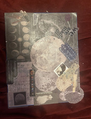 Moon & Stars Celestial Scrapbooking Stickers Set, Multicolor Paper Craft