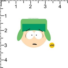 SOUTH PARK KYLE FACE DIE CUT VINYL 50 CT STICKER PACK
