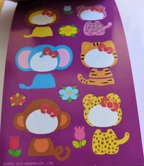 Hello Kitty Sanrio Dress Up Sticker Book 160 Stickers 2013 Monkey Mouse
