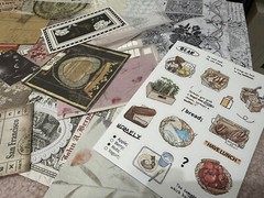 scrapbooking supplies lot 50+ pieces!!!! brand new ephemera!