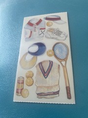 Vintage Frances Meyer Tennis Sticker Mod