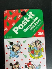 Disney Baby Mickey Minnie Mouse Removable Stickers Post It Reusable 3M new