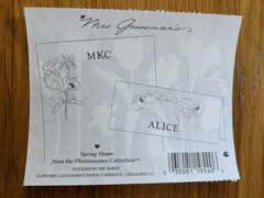 Vintage 1998 Mrs Grossman’s Spring Flowers Stickers Tulip Iris Daffodil II