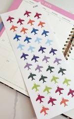 London, Travel, Trip, Holiday, Vacation:Handmake Erin Condren Planner Sticker