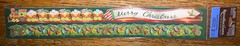 RECOLLECTIONS Merry Christmas Bulbs Borders 12” Train w/ Gifts Santa 3D STICKERS