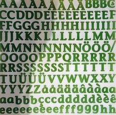 Creative Memories ABC/123 BOLD-SASSY-CLASSY-HEADLINE, MONOGRAMS- NEW!