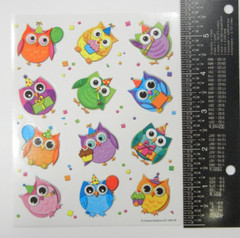 Birthday Owls Stickers Carson Dellosa