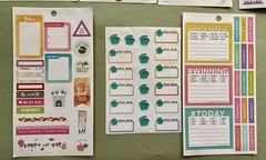 HUGE Lot of Planner Stickers & Paper 3 Complete Books, Stickers, Tabs & More