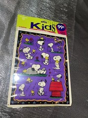 Vintage Ambassador Stickers Sealed 4 Sheets Snoopy Woodstock (HOME12)
