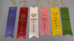 Star Place Ribbon Set 1st–6th Award Ribbons Track Field Day Sports Team Awards