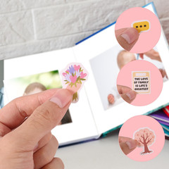 12Pcs Family Scrapbook Stickers, Planner Journal Stickers Photo Album Embellishm
