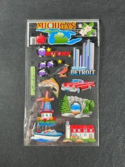 Lot of Travel Bahamas Washington DC Las Vegas Scrapbook Stickers and art