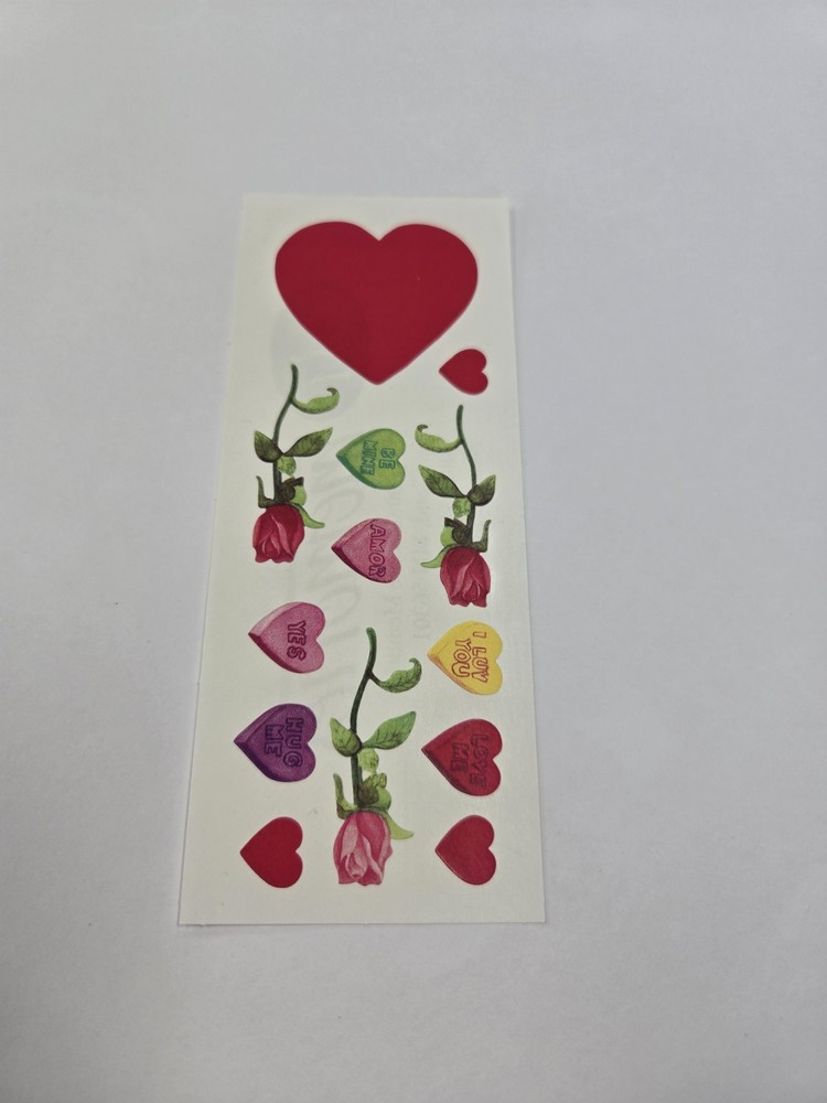 Creative Memories Heart Love Valentine’s Day Roses Scrapbook Sticker