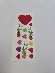 Creative Memories Heart Love Valentine’s Day Roses Scrapbook Sticker