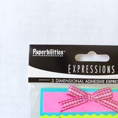 Paperbilities Westrim Crafts Birthday 3 Dimensional Adhesive Expressions – 3 PC