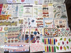 HUGE STICKER LOT~200+ Shts./Pks.~Mixed Themes & Brands~NEW