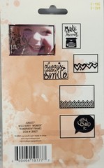 Jubilee Wild Berry Transparent Frames My Mind’s Eye Acetate Ephemera 6pc