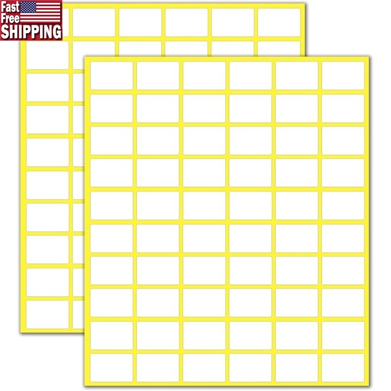 900 Pack Price Stickers Small White Labels Self Adhesive Matte Surface Writing