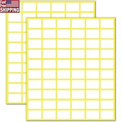 900 Pack Price Stickers Small White Labels Self Adhesive Matte Surface Writing