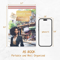 Pre-Cut Journaling Sticker , 20 Sheets – 270 PCS Fashion Colored Women Planner D
