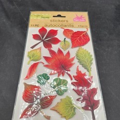 Crafters Square Pop-up Plants 11 Pieces Crafts Scrapbooking New Green Red