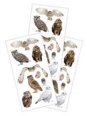 Realistic Owl Birds Stickers Planner Supply Papercraft Crafts Scrapbook