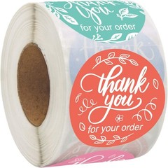 500PCS Thank You For Your Order Stickers Labels For Handmade Shopping Small