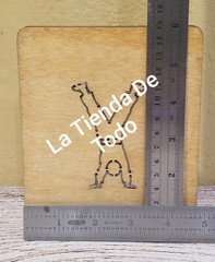 WOOD WOODEN PAPER CUTTING BLADE DIE BOY HANDSTAND FITS ACCUCUT SYS READ