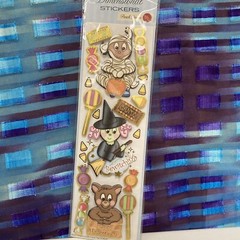 Punch Studio Halloween Seasonal Dimensional Stickers Lot Of 2 Packs NIP
