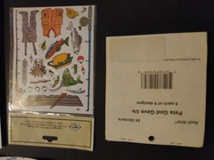 Vintage – Stickers – Variety – some missing as shown – comes as a set as shown