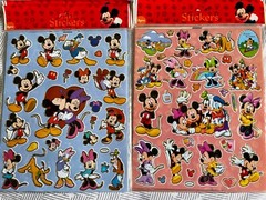 Cute 11 Sheets of Mickey & Minnie Mouse Stickers 8″ X 10″ Sheet