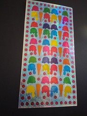 Vintage Stickers ICE CREAM CONE Prism Sticker Sheet VTG 90s RARE