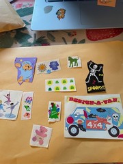 Vintage Sandylion 10 Stickers