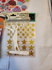 Lot of 16 Packages of Scrapbook Stickers Flowers Girl Scouts Ladybugs Stars New
