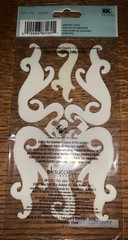 RARE Jolees Gold Memory Twist Flourishes Scroll Swirl Wedding Scrapbook Stickers