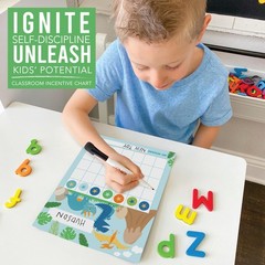 Sticker Chart for Kids Behavior at Home & Classroom – 25 Reward Chart for Kid…
