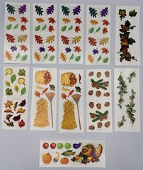 Vintage 1990s Creative Memories Stickers – 19 Sheets – Fall Halloween Autumn