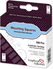by 3L Mounting Squares, 500 Pcs (0.24X 0.5 Inch) Clear