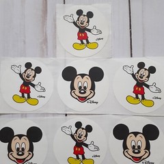 Disney World Mickey Souvenir Sticker-13 and Aladdin Snow White Stickers-4 Sheets