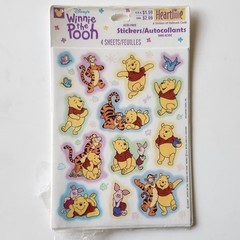 Winnie The Pooh Stickers Hallmark Vintage Disney Pooh Bear Tigger 4 Sheets
