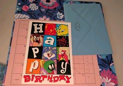 Hallmark Looney Tunes Characters Porky Taz Greeting Card Birthday w/Envelope
