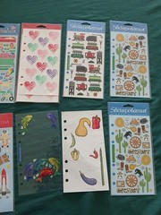 LOT Of 15 Stickopotamus Sticker Sheets Scrapbook
