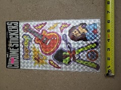 RARE Vintage 80’s Mark 1 Chrome Stickers Rock N Roll Superstar NEW