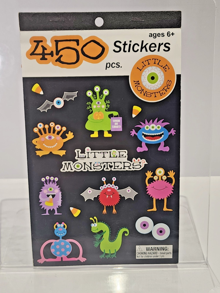 Little Monsters, 450 Stickers, NEW, LOT OF 1