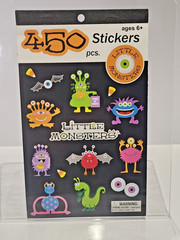 Little Monsters, 450 Stickers, NEW, LOT OF 1