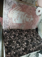 Gothic Love Junk Journal Scrapbook USA Seller